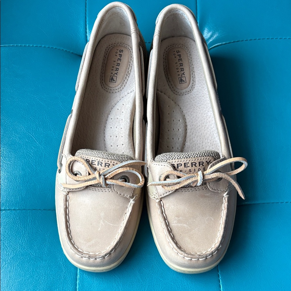 Sperry Women's Tan Top Siders Boat Shoes